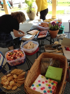 Our awesome lunch spread.