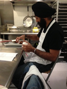 Pav rolling his brittle
