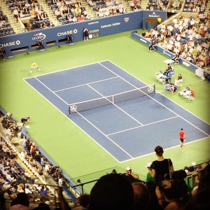 Went to the US Open for the first time ever and loved every minute of it (even from the nosebleeds!).